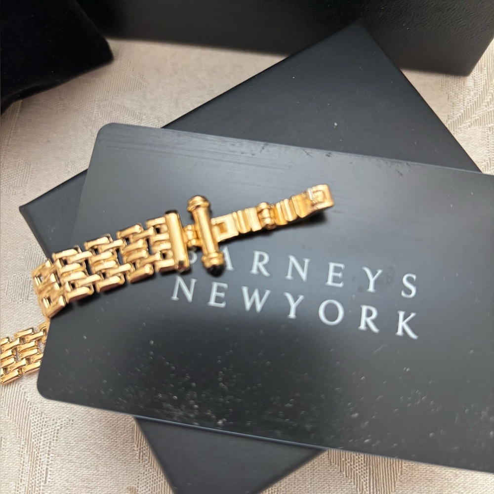 🆕 Barneys NY Panther Link Horsebit Bangle 😍 - Picture 4 of 9